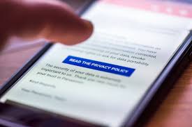 Person scrolling on their phone